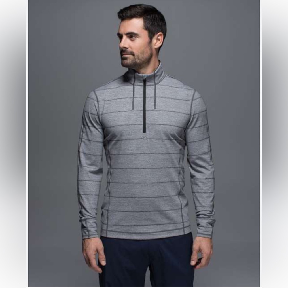 Lululemon Sweat Session 1/2 Zip *Silver size S